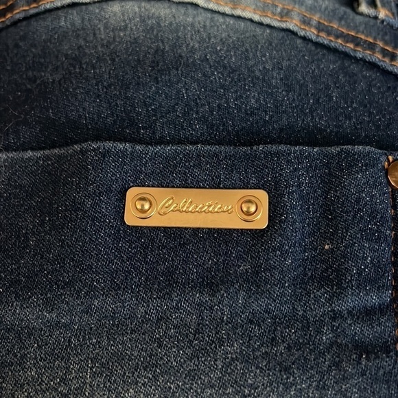 VIP MODAS Brasil Destroyed Denim Skort NWT Plus Size 52 - Picture 6 of 10